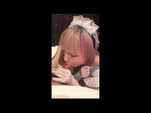 ❤️ جاپاني بت [ميوڪا]، فرينچ نوڪر جو لباس، حصو 1، بلو جاب ۽ لوشن سان جرڪ آف ☑  جنس