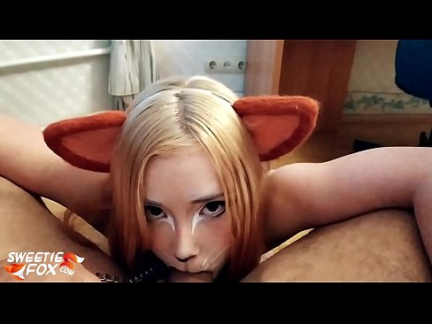 ❤️ Kitsune هن جي وات ۾ ڊڪ ۽ ڪم نگل ☑  جنس